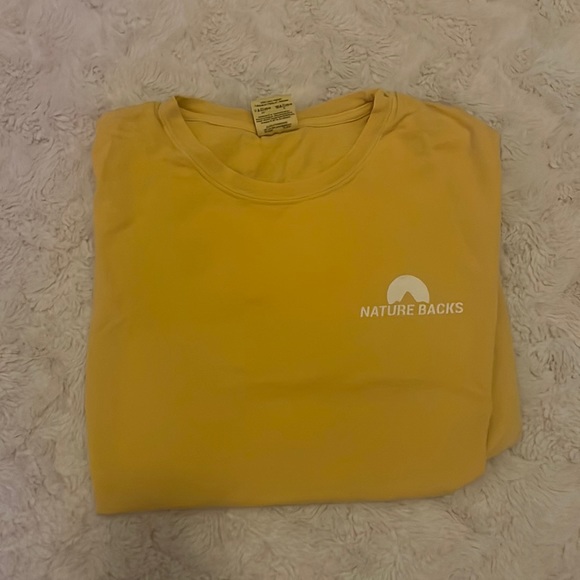 Yellow Nature Backs Tee | L - Picture 1 of 4